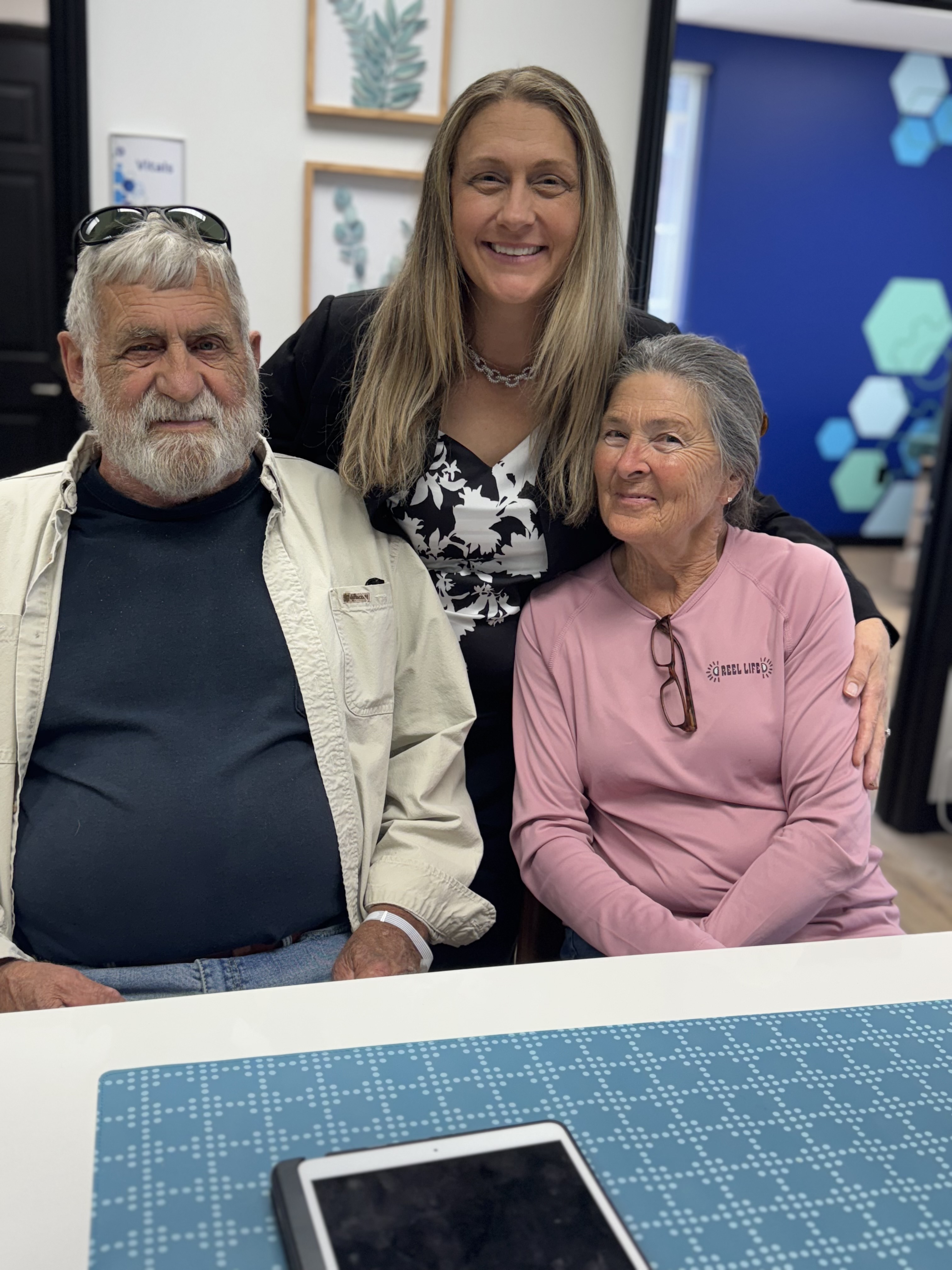 Our first patients were Don and Beverly York